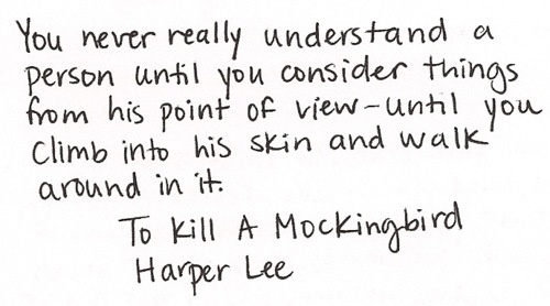 To Kill A Mockingbird quote